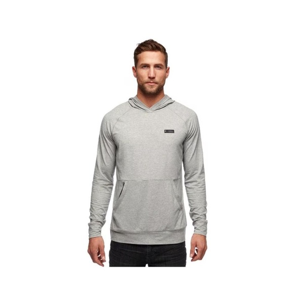 Black Diamond Stone Hoodie Pullover Lightweight Activewear Pocket Men Size Small - Picture 1 of 8